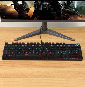 Transform Your Typing Experience with the Metal Mechanical Wired Keyboard